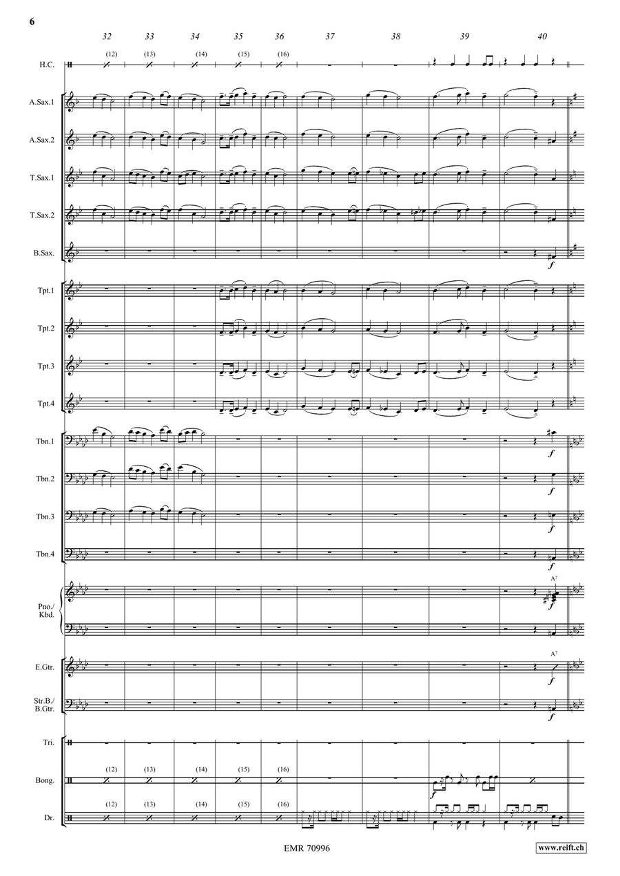 Salve Regina Coelitum Salve Regina Coelitum Big Band scores gallery preview page 7