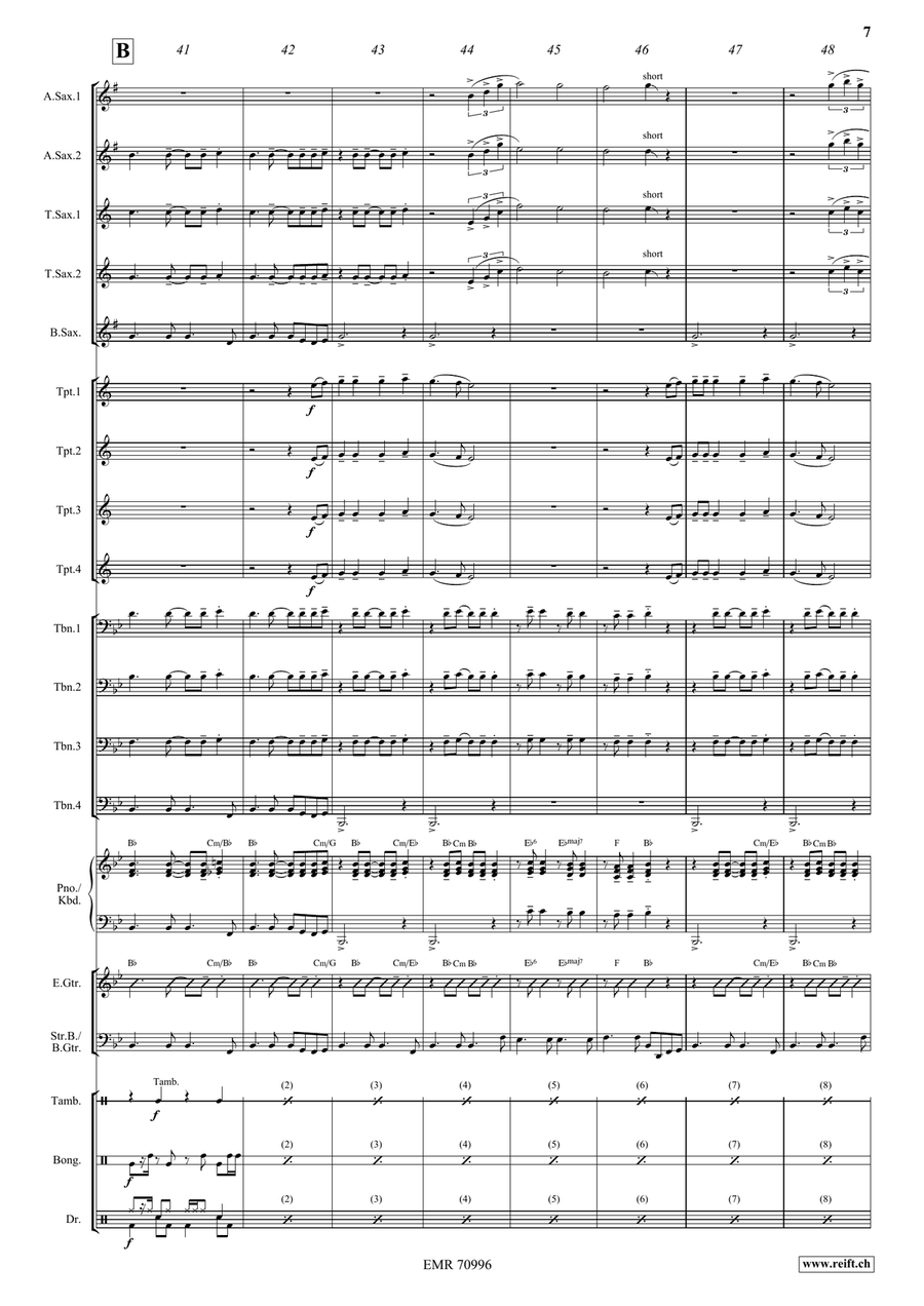 Salve Regina Coelitum Salve Regina Coelitum Big Band scores gallery preview page 8
