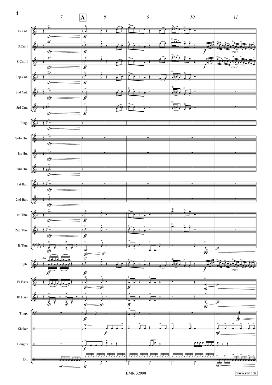 Welcome Welcome Brass Band scores gallery preview page 5