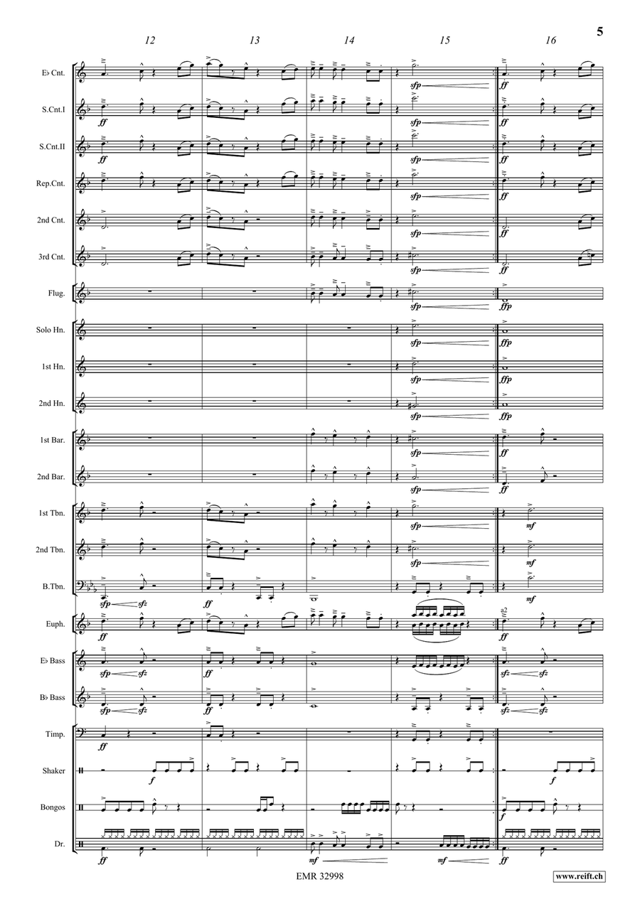 Welcome Welcome Brass Band scores gallery preview page 6