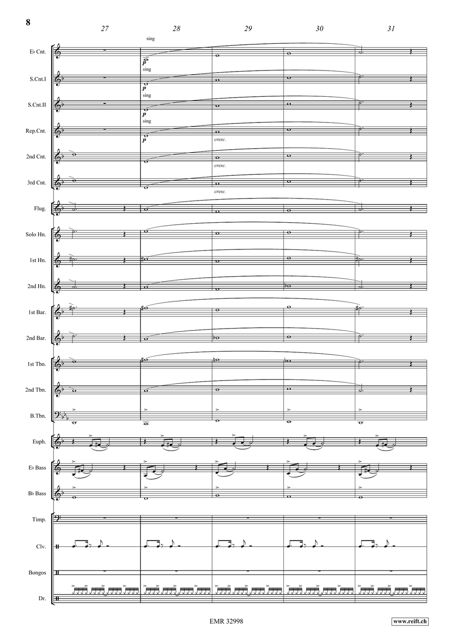 Welcome Welcome Brass Band scores gallery preview page 9