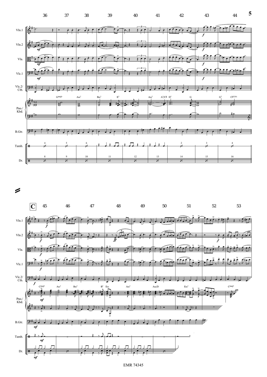 Shall We Gather At The River String Quintet scores gallery preview page 5