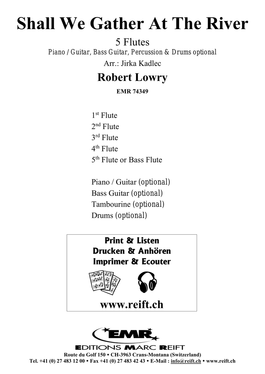 Shall We Gather At The River Flute scores gallery preview page 2