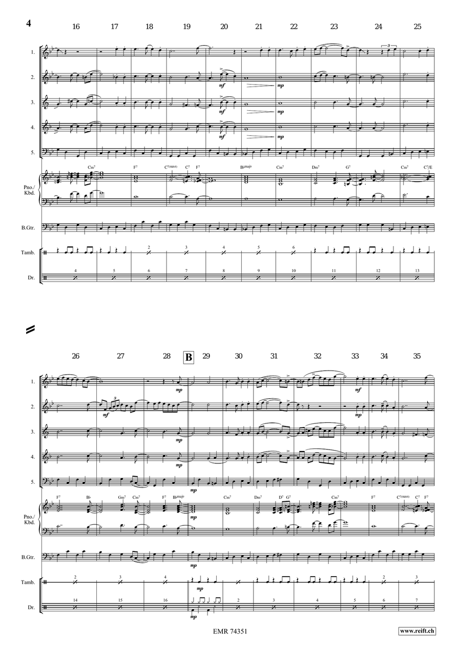 Shall We Gather At The River Woodwind Quintet scores gallery preview page 4