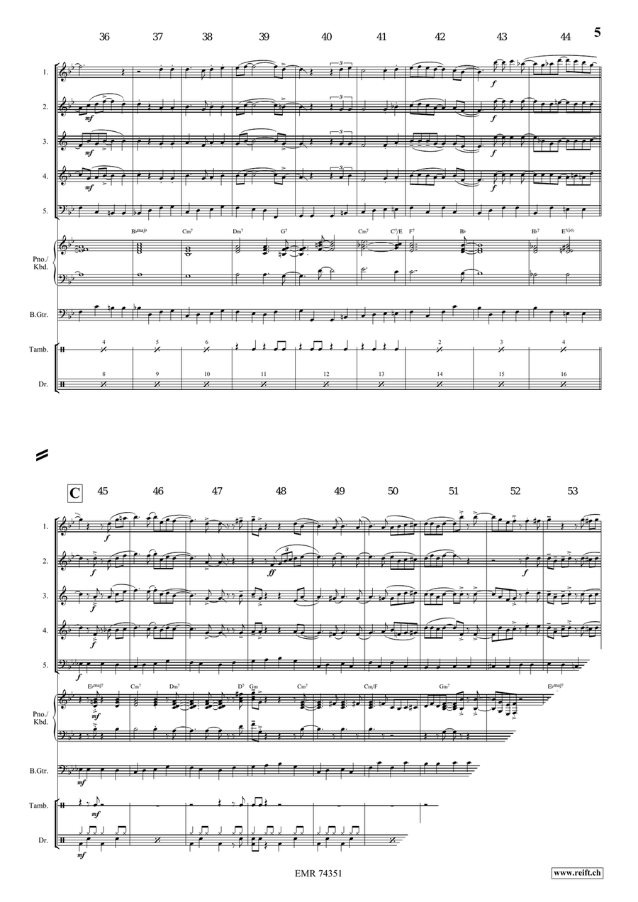 Shall We Gather At The River Woodwind Quintet scores gallery preview page 5
