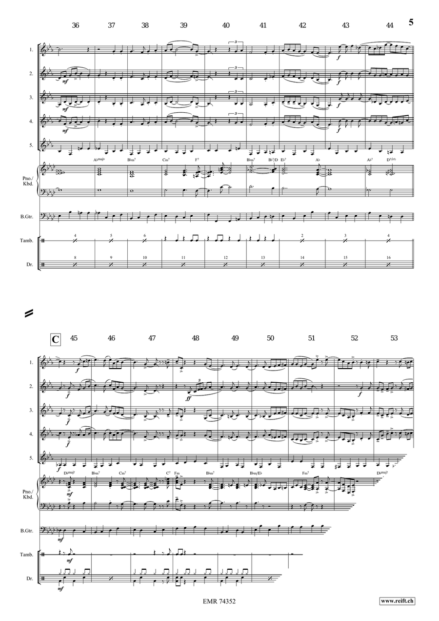 Shall We Gather At The River Horn scores gallery preview page 5