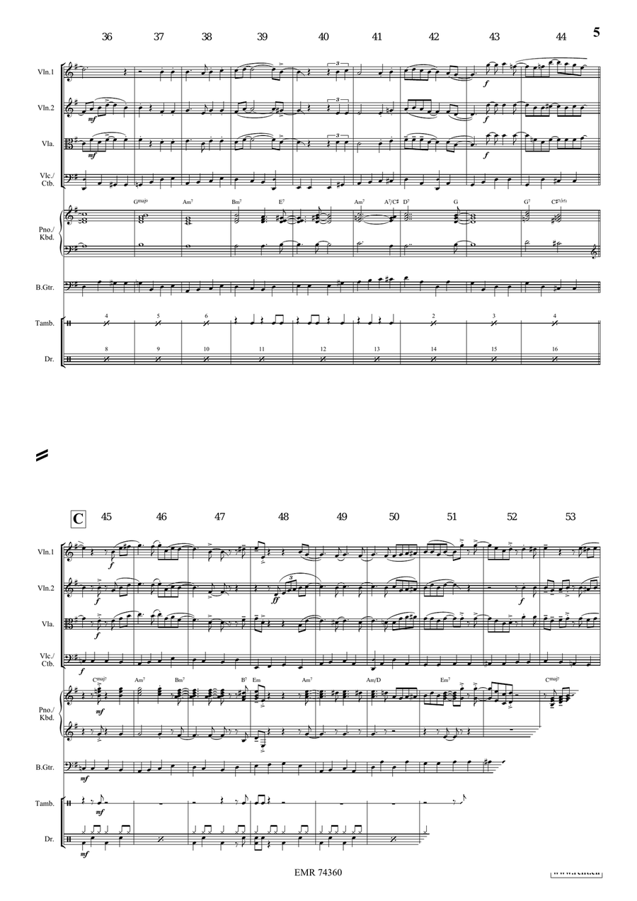 Shall We Gather At The River String Quartet scores gallery preview page 5