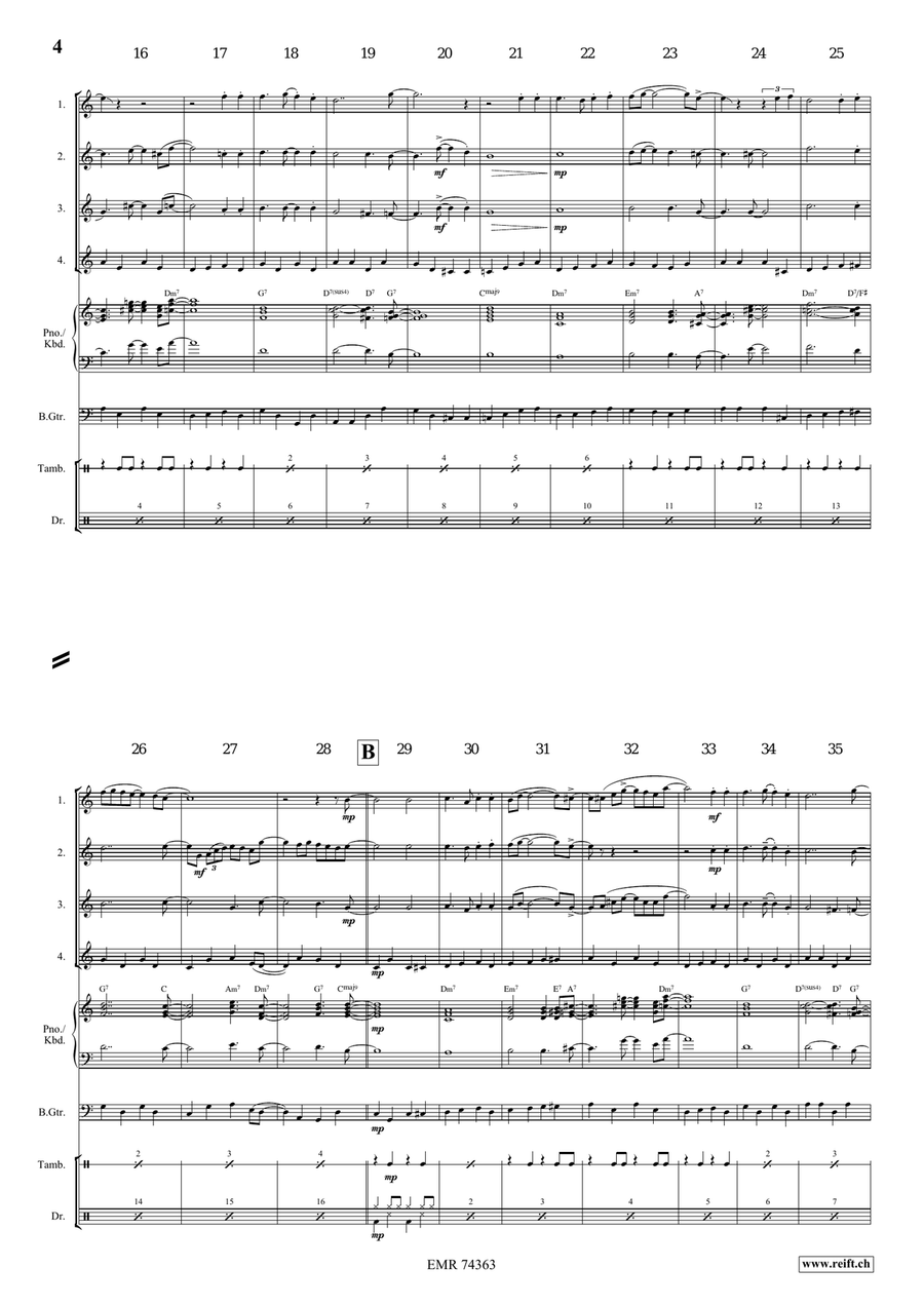 Shall We Gather At The River Flute Quartet scores gallery preview page 4
