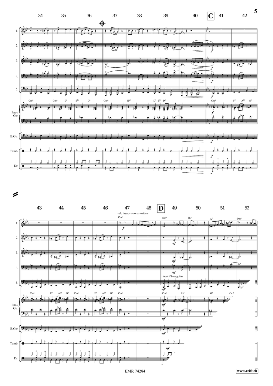 Go Down Moses Go Down Moses Score scores gallery preview page 5