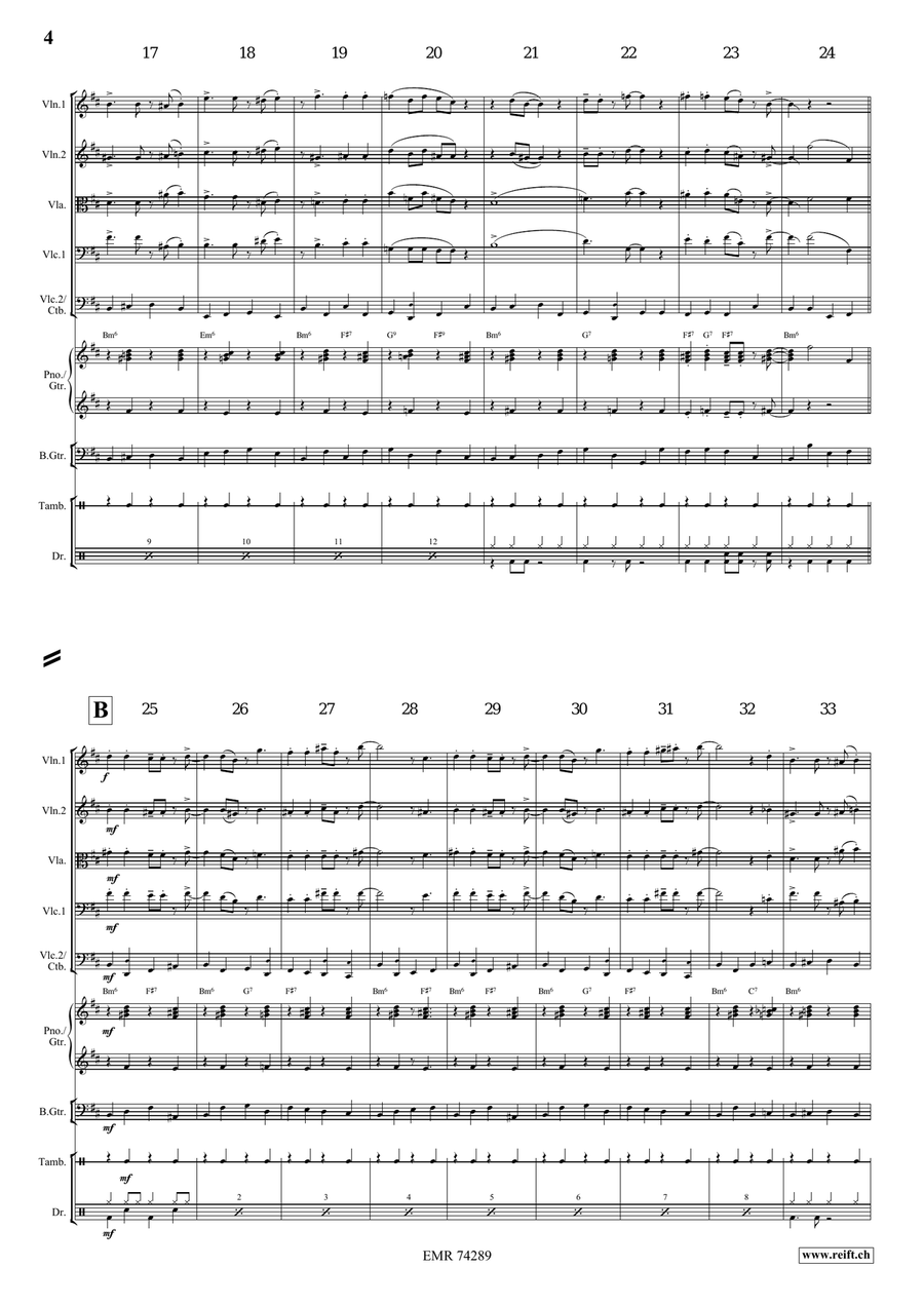 Go Down Moses Go Down Moses String Quintet scores gallery preview page 4