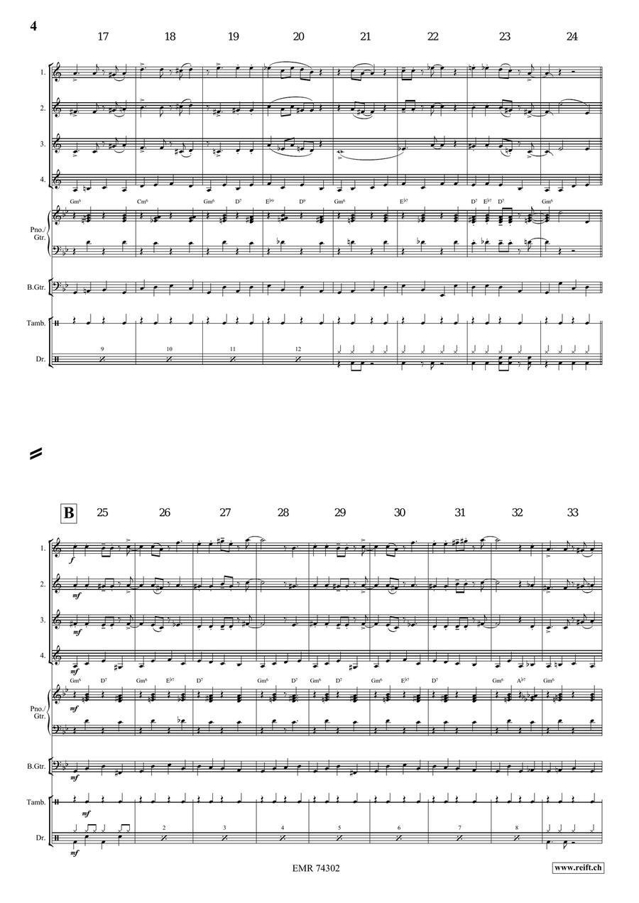 Go Down Moses Go Down Moses Cornet scores gallery preview page 4