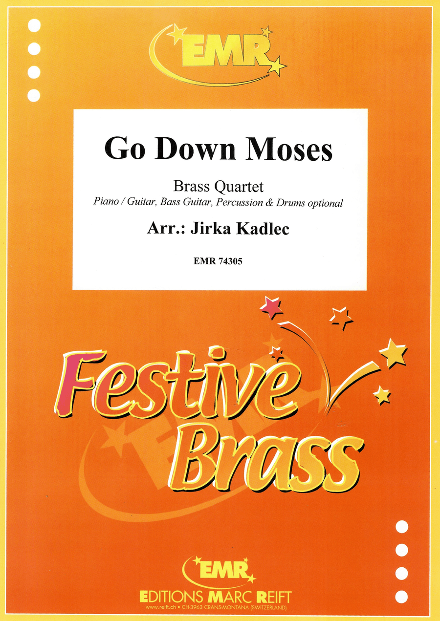 Go Down Moses Go Down Moses Brass Quartet scores gallery preview page 1