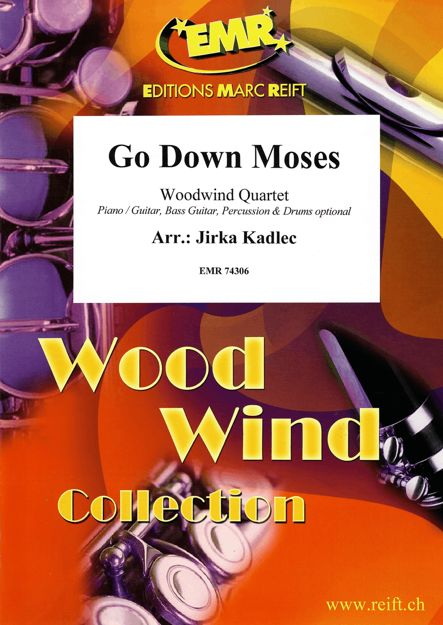 Go Down Moses Go Down Moses Woodwind Quartet scores gallery preview page 1