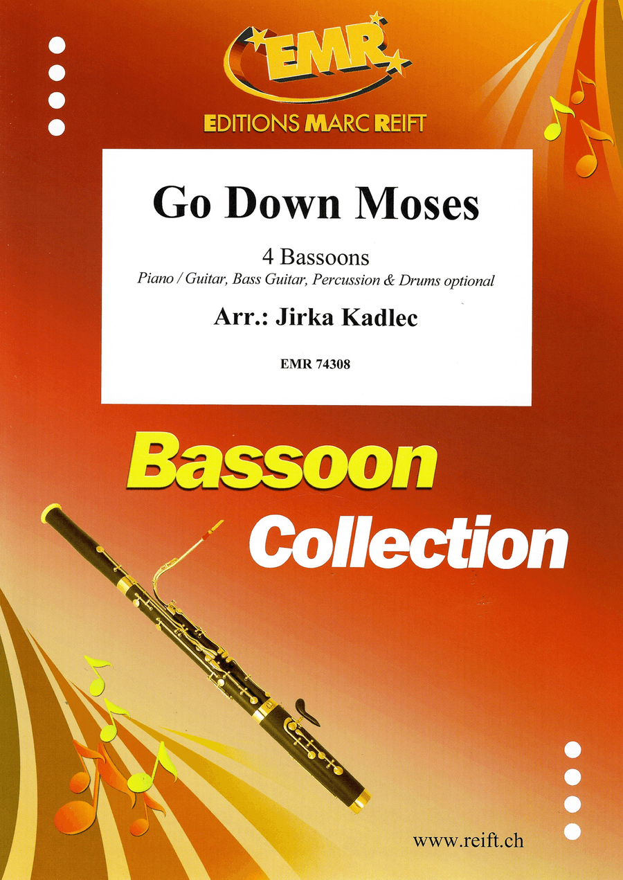 Go Down Moses Go Down Moses Bassoon Quartet scores gallery preview page 1
