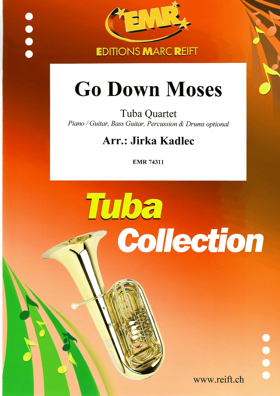 Go Down Moses Go Down Moses Tuba Quartet scores gallery preview page 1