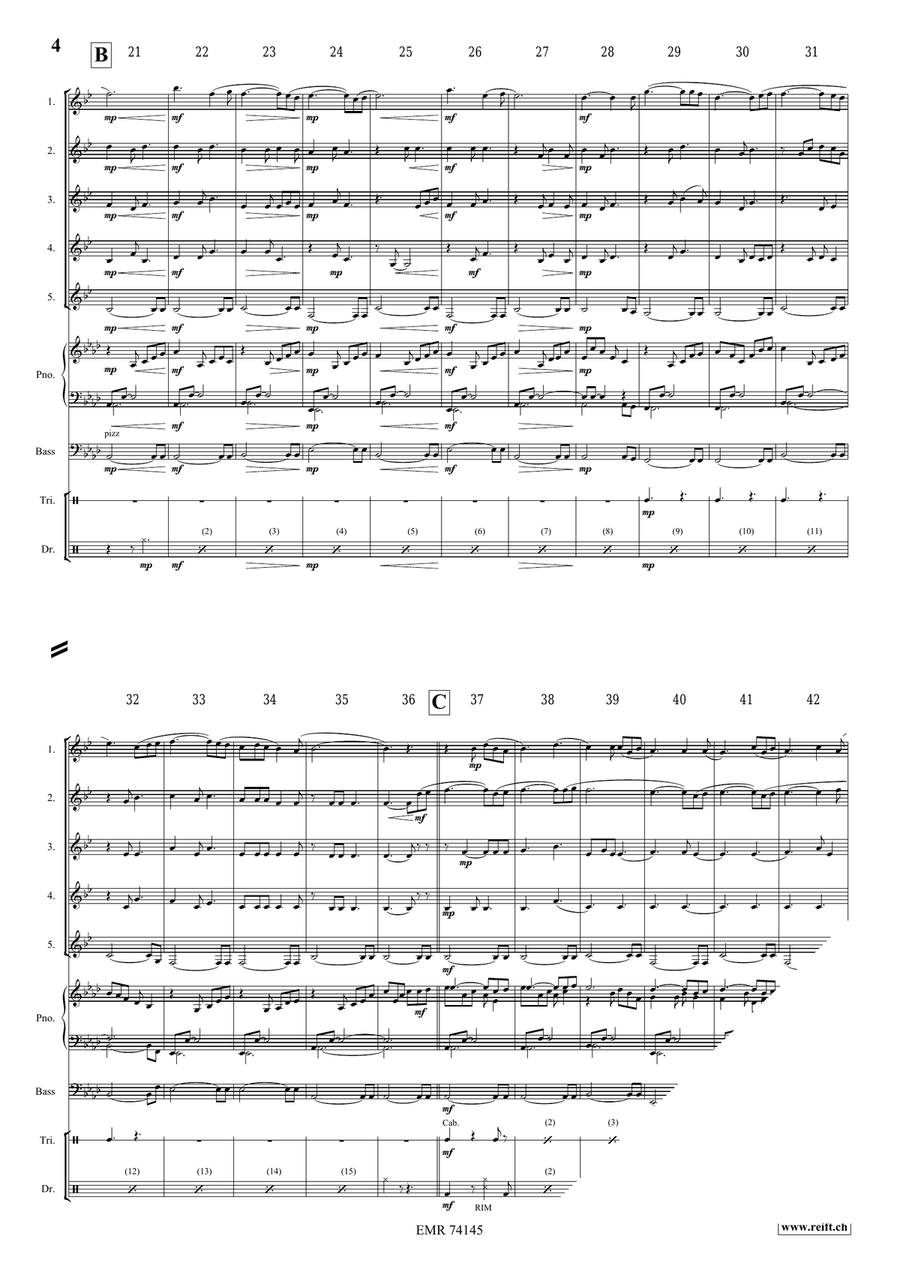 A Love Story A Love Story Clarinet Quintet scores gallery preview page 5