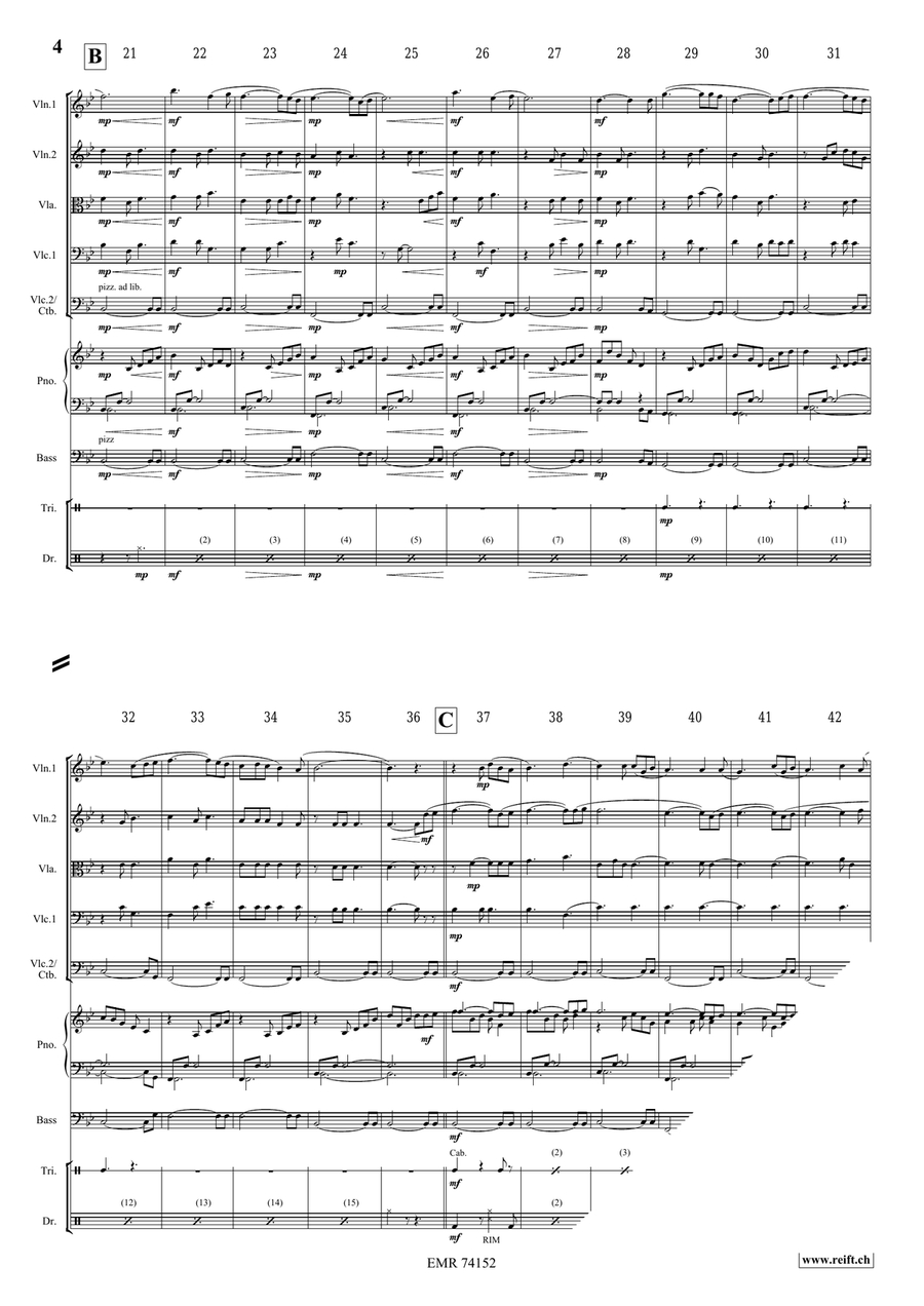 A Love Story A Love Story String Orchestra scores gallery preview page 5