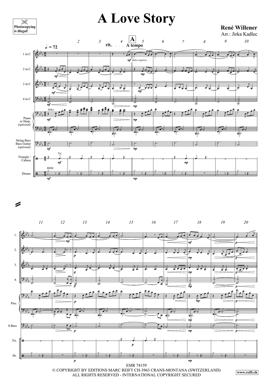 A Love Story A Love Story Score scores gallery preview page 4