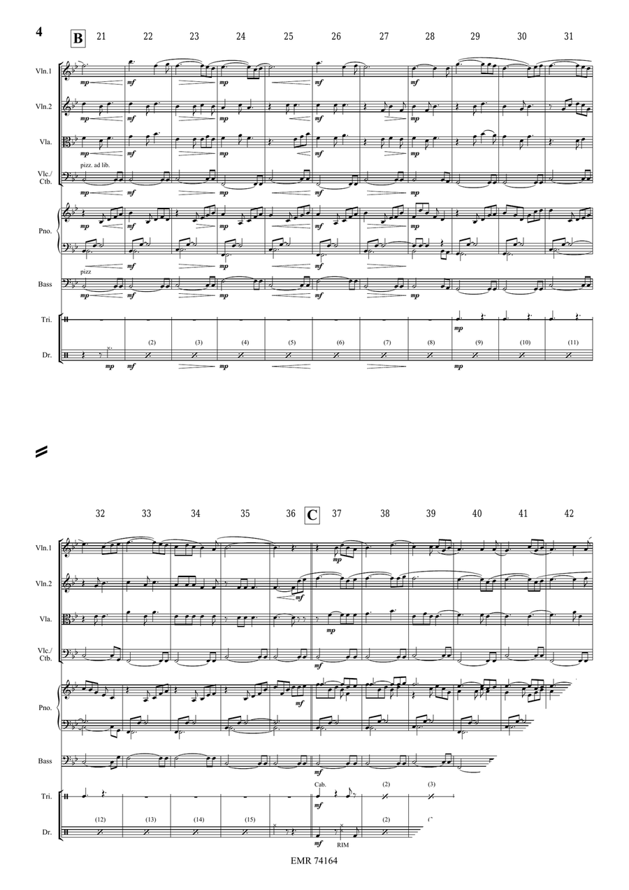 A Love Story A Love Story String Quartet scores gallery preview page 5