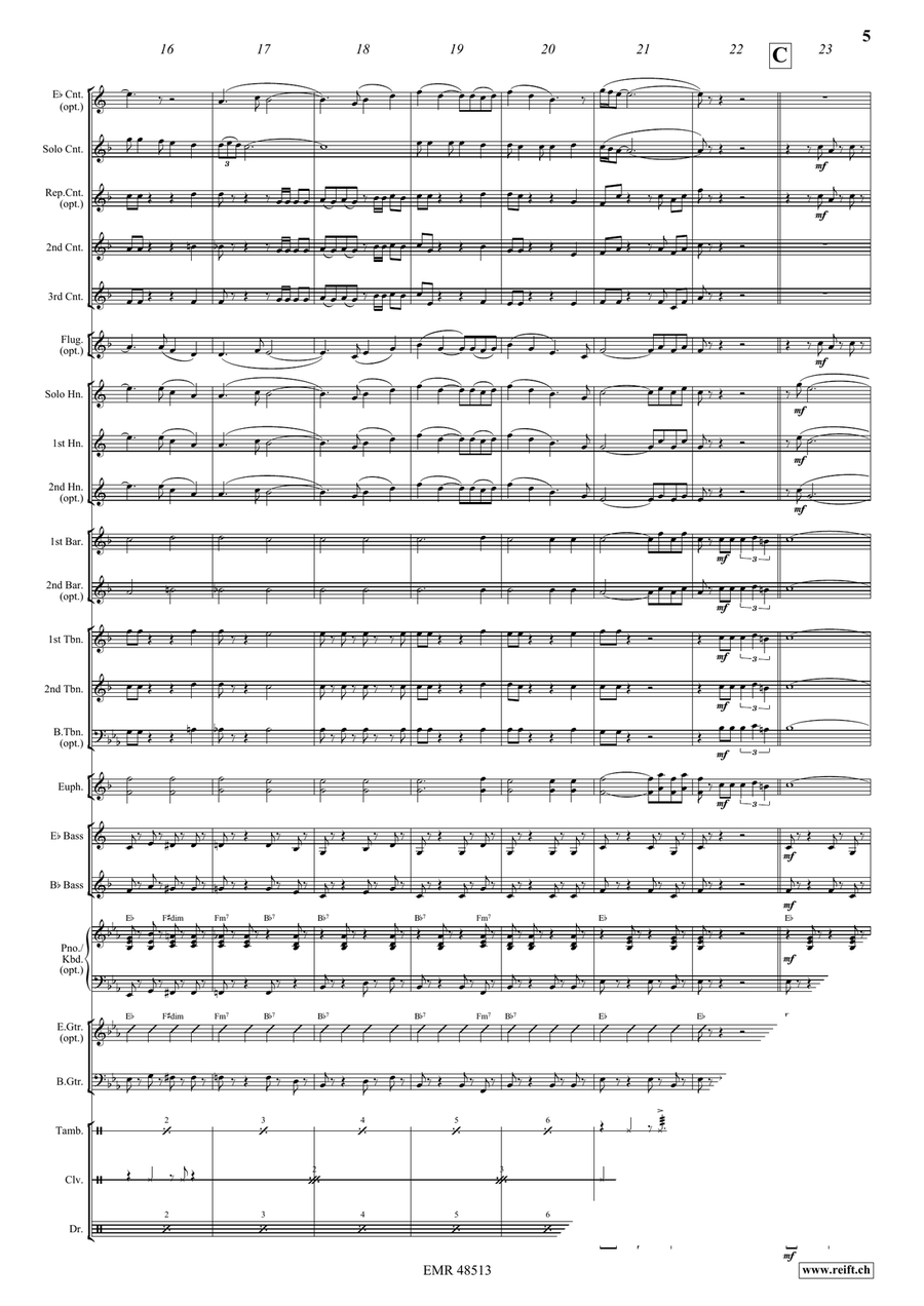La Paloma La Paloma Brass Band scores gallery preview page 6