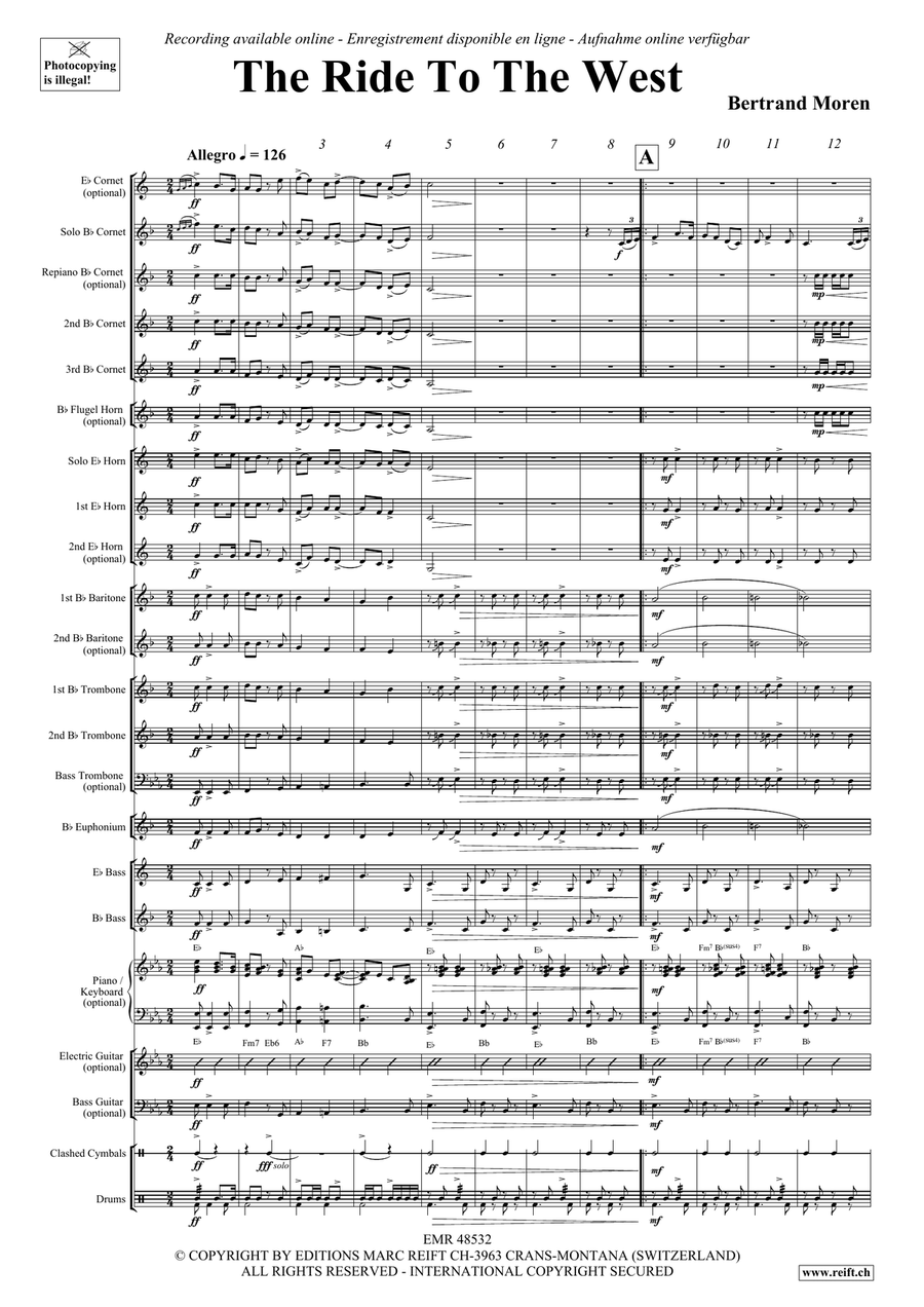 The Ride To The West The Ride To The West Brass Band scores gallery preview page 5