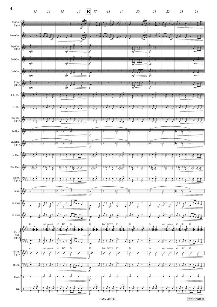 The Ride To The West The Ride To The West Brass Band scores gallery preview page 6