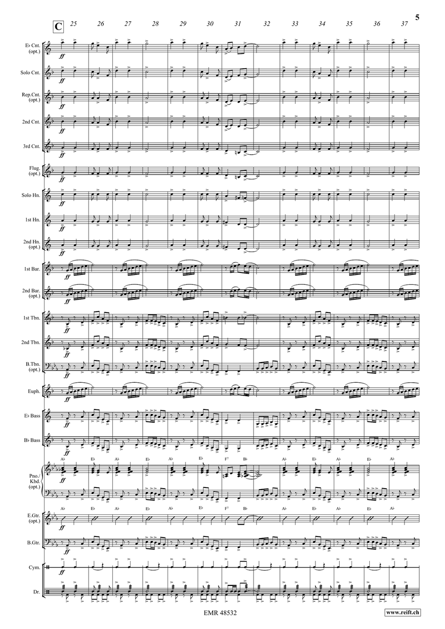 The Ride To The West The Ride To The West Brass Band scores gallery preview page 7