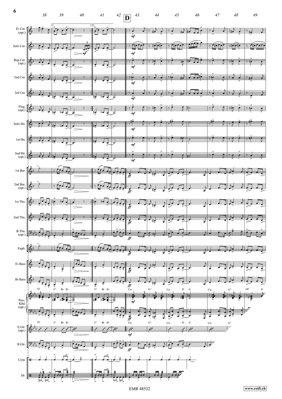 The Ride To The West The Ride To The West Brass Band scores gallery preview page 8