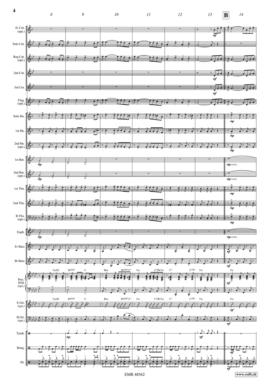 Bella Ciao Bella Ciao Brass Band scores gallery preview page 5