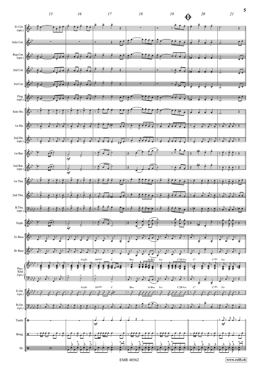 Bella Ciao Bella Ciao Brass Band scores gallery preview page 6