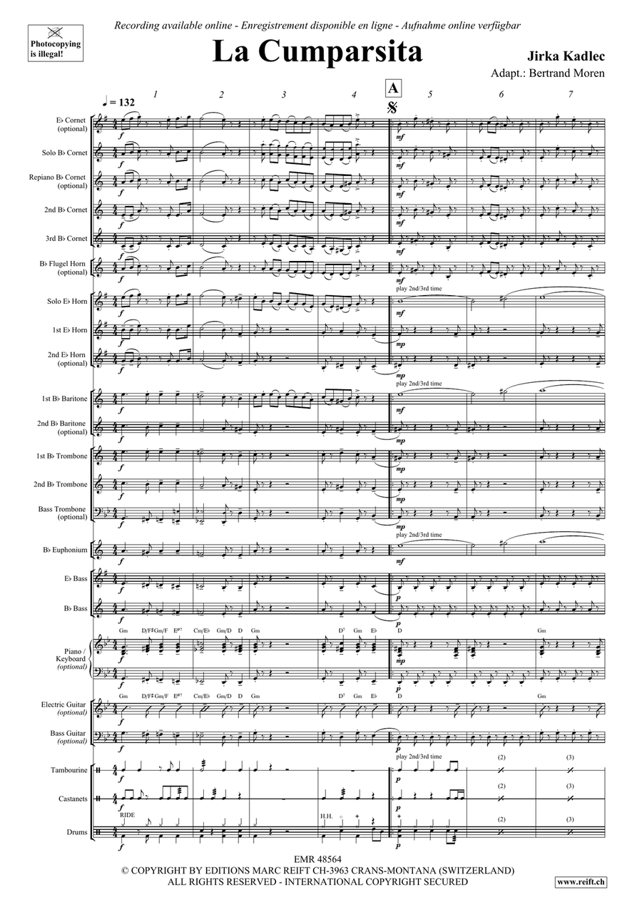 La Cumparsita La Cumparsita Brass Band scores gallery preview page 4