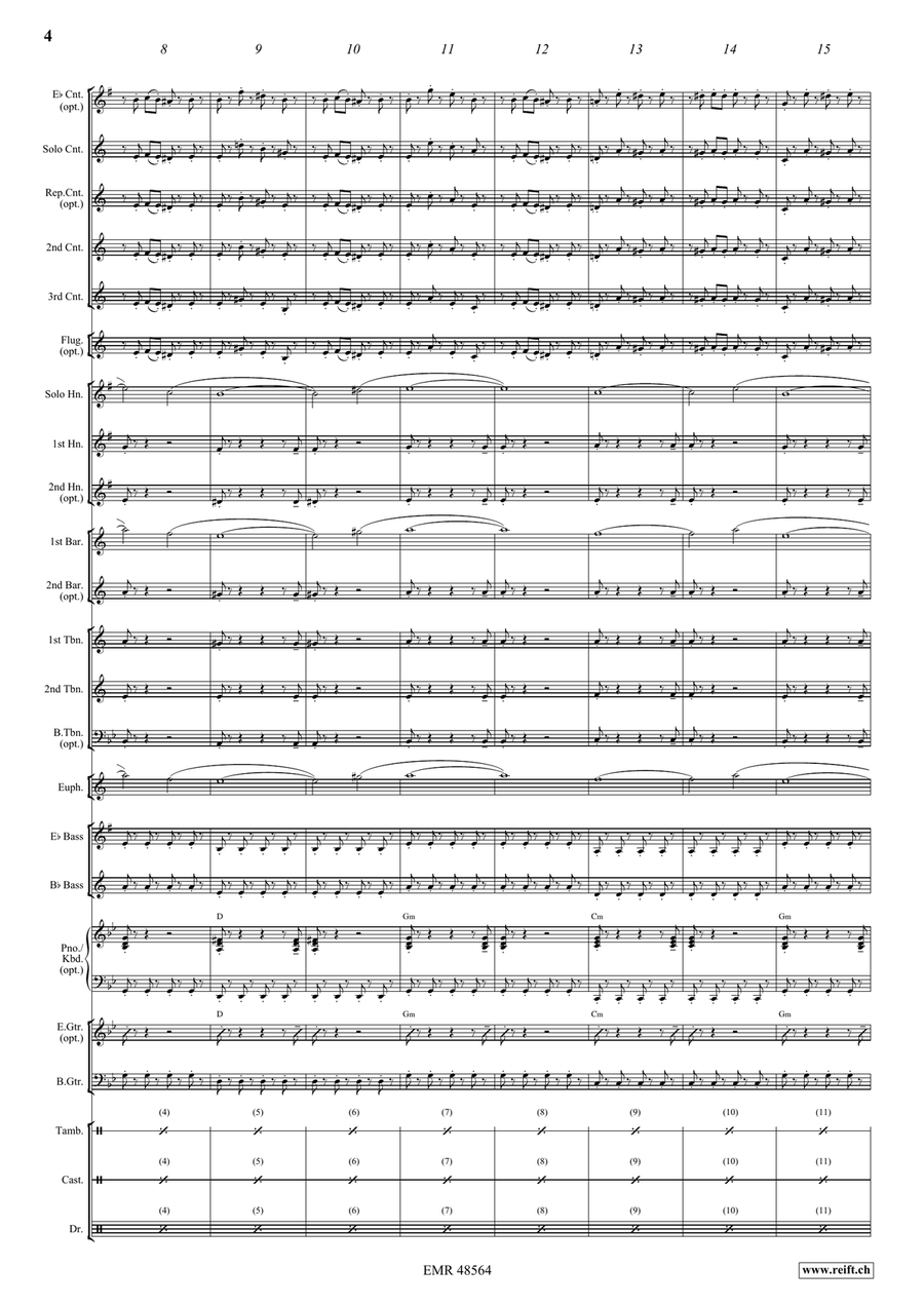 La Cumparsita La Cumparsita Brass Band scores gallery preview page 5