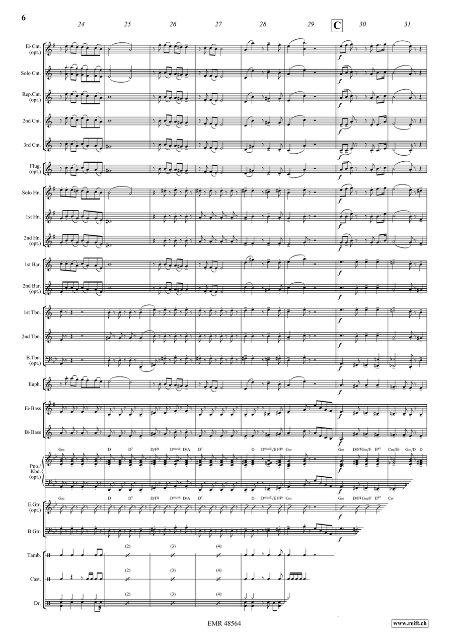 La Cumparsita La Cumparsita Brass Band scores gallery preview page 7