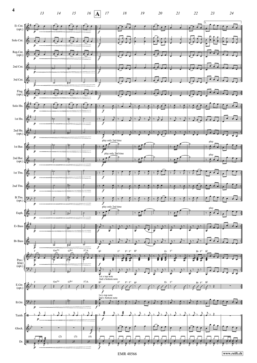 Party Medley Party Medley Brass Band scores gallery preview page 7