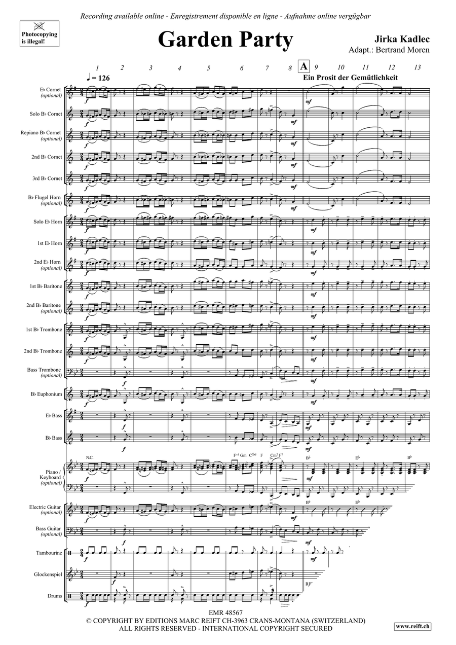 Garden Party Garden Party Brass Band scores gallery preview page 5