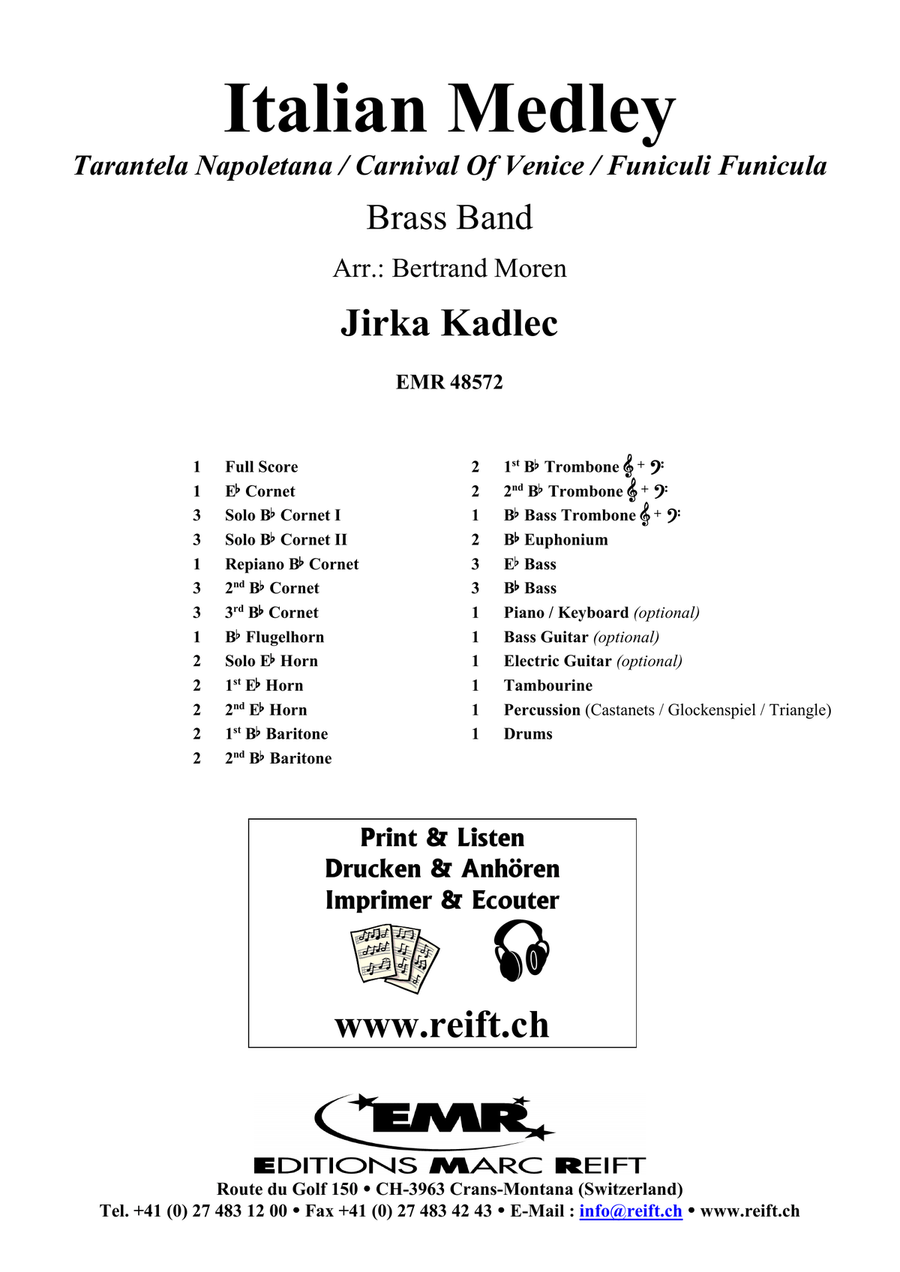 Italian Medley Italian Medley Brass Band scores gallery preview page 2