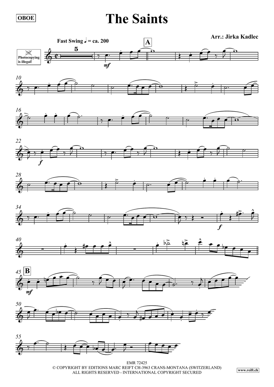 The Saints The Saints Piano Accompaniment scores gallery preview page 3