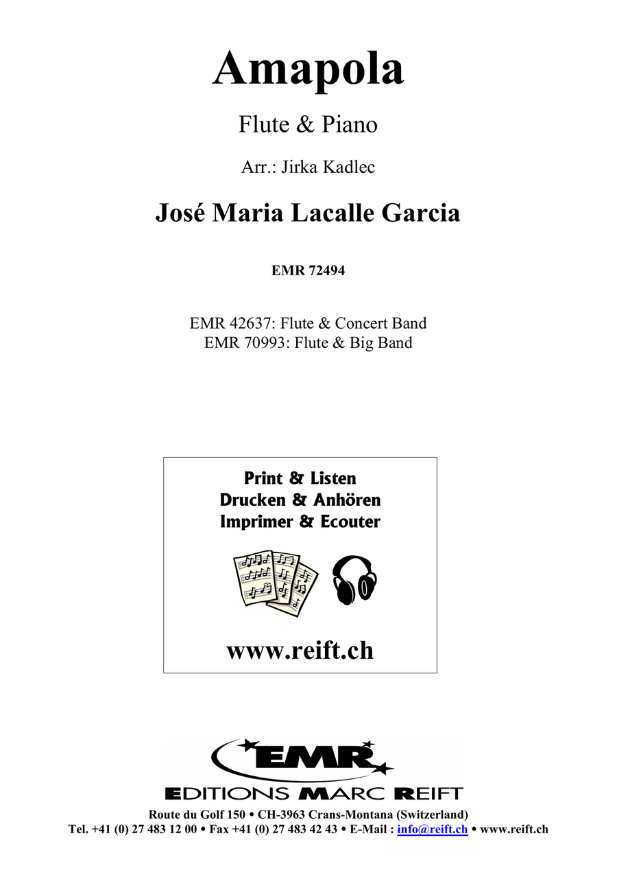 Amapola Amapola Flute Solo scores gallery preview page 2