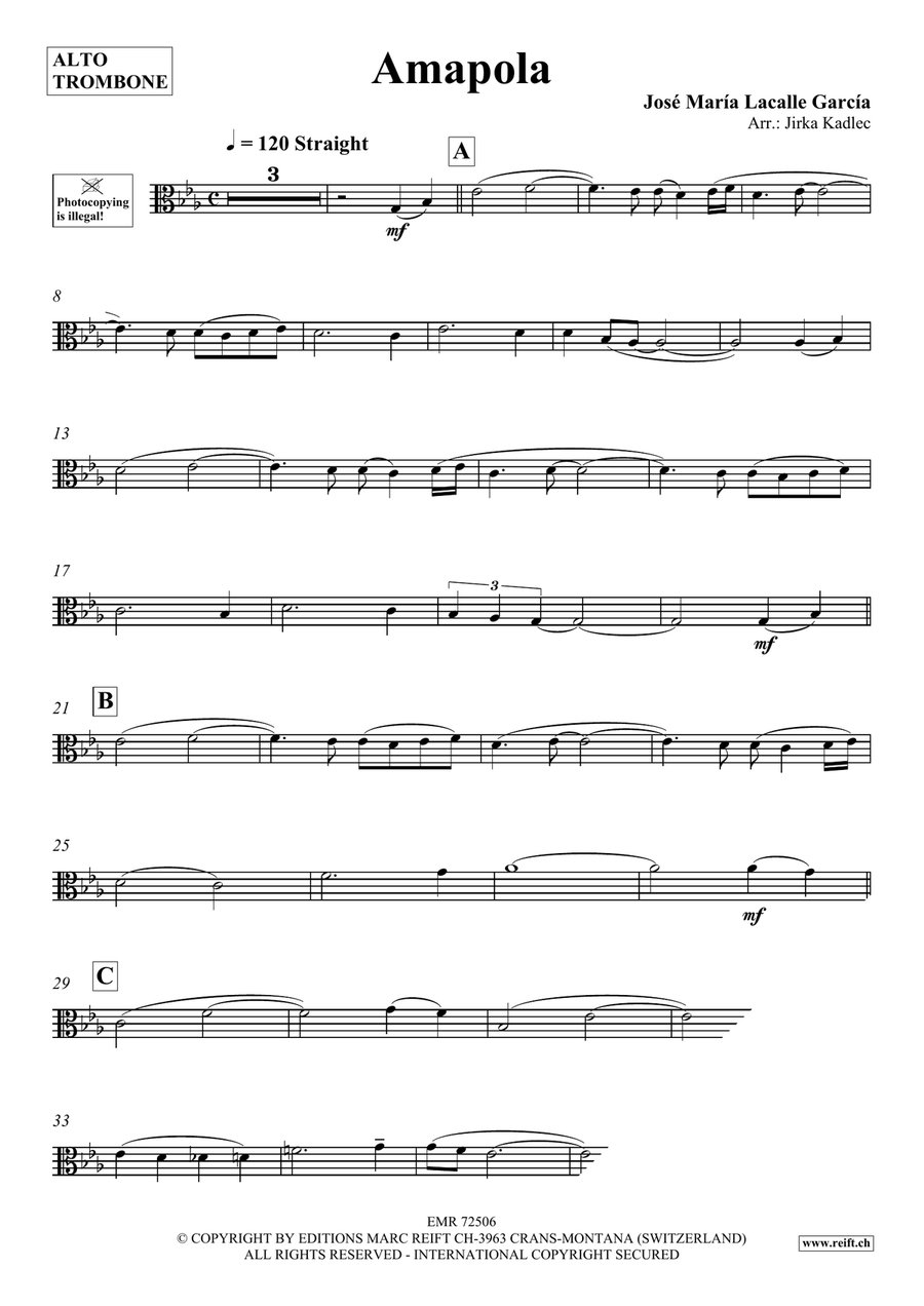 Amapola Amapola Piano Accompaniment scores gallery preview page 3