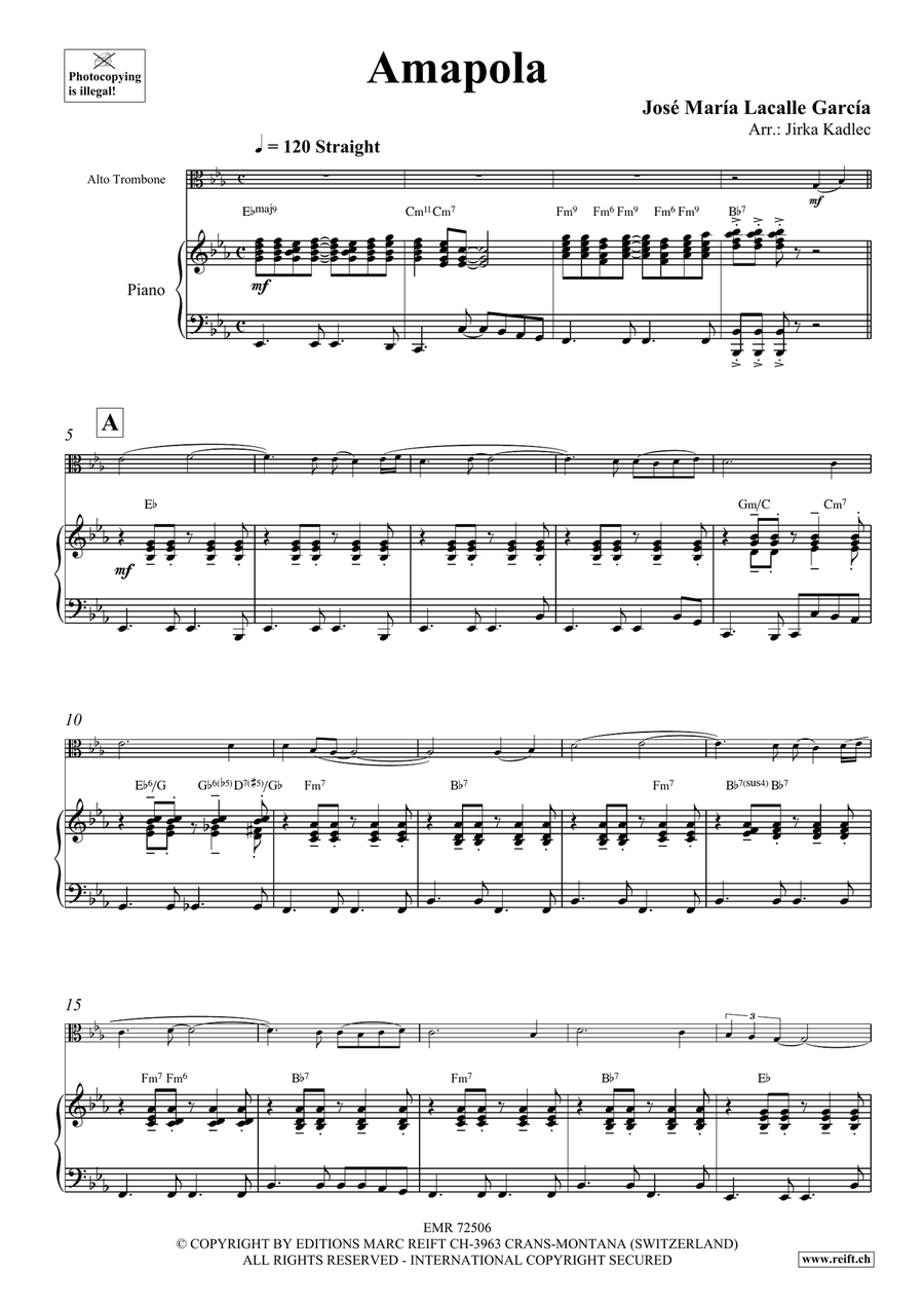 Amapola Amapola Piano Accompaniment scores gallery preview page 4