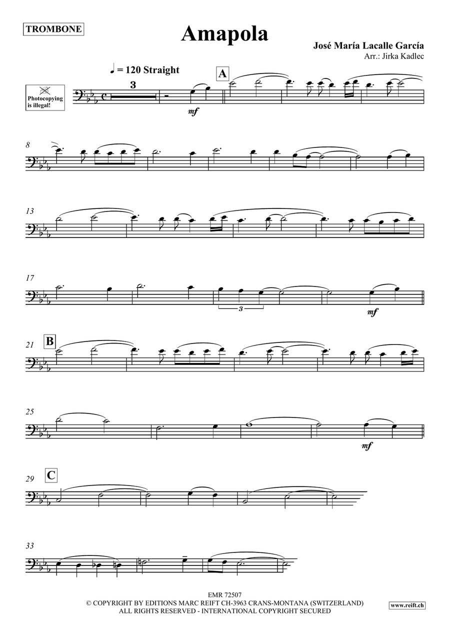 Amapola Amapola Piano Accompaniment scores gallery preview page 3