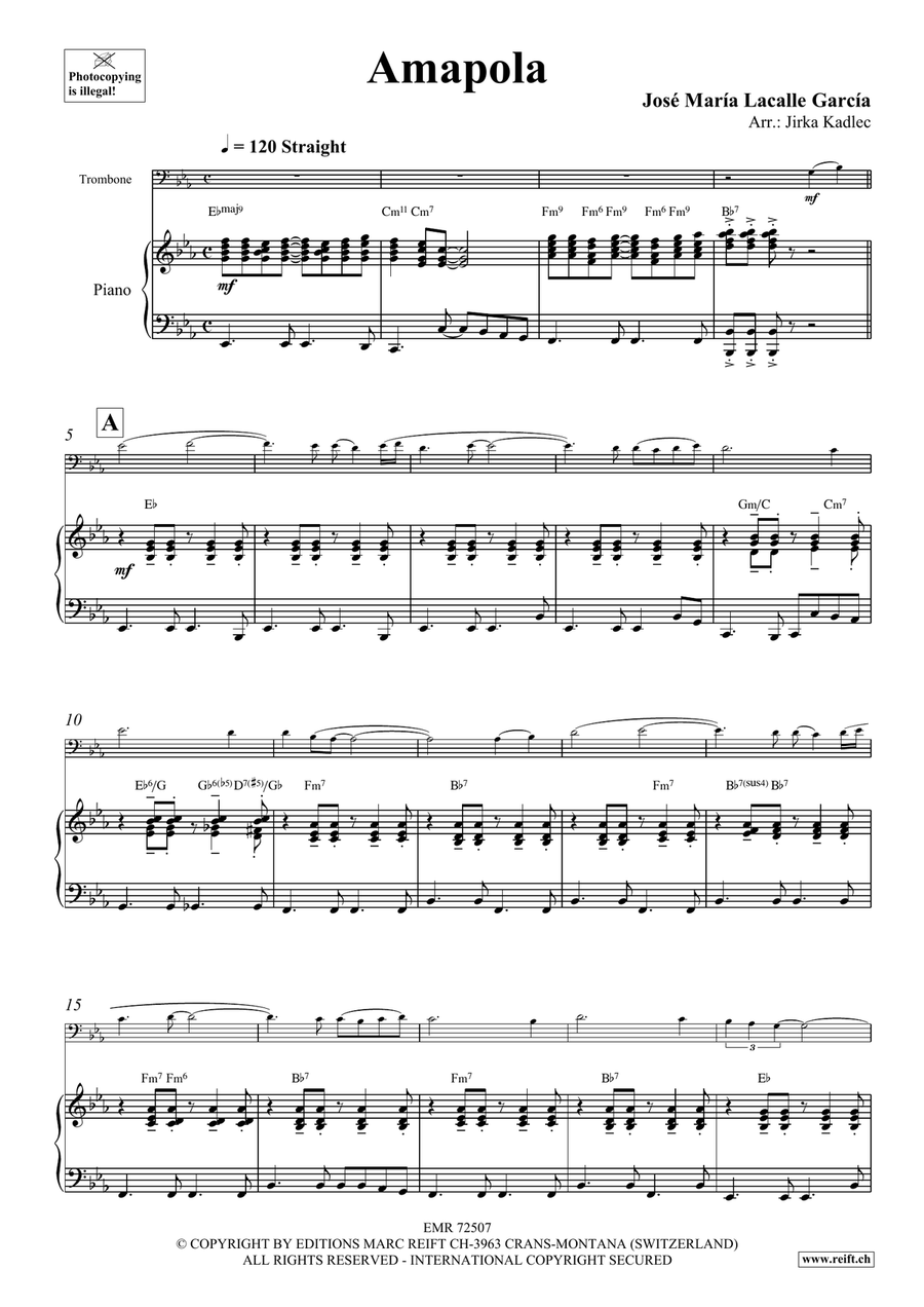 Amapola Amapola Piano Accompaniment scores gallery preview page 4
