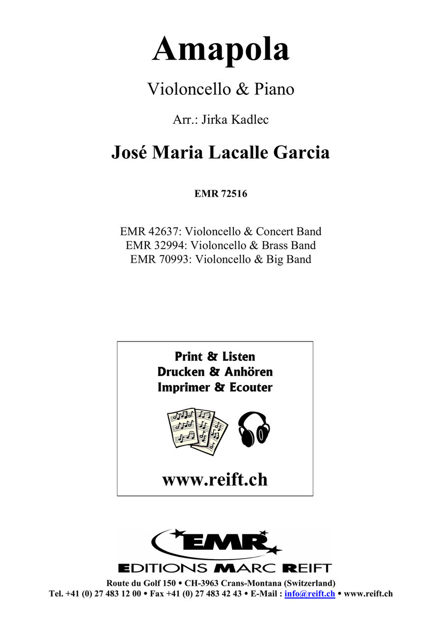 Amapola Amapola Piano Accompaniment scores gallery preview page 2