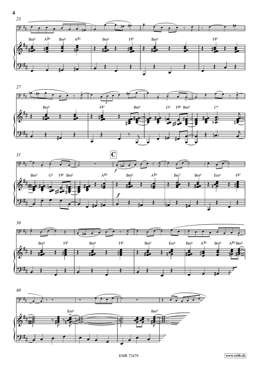 Joshua Fit The Battle Of Jericho Double Bass scores gallery preview page 5