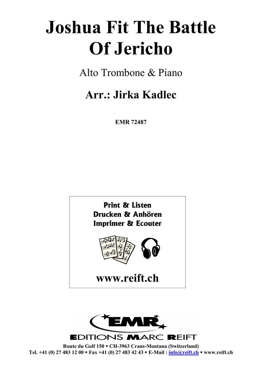 Joshua Fit The Battle Of Jericho Piano Accompaniment scores gallery preview page 2