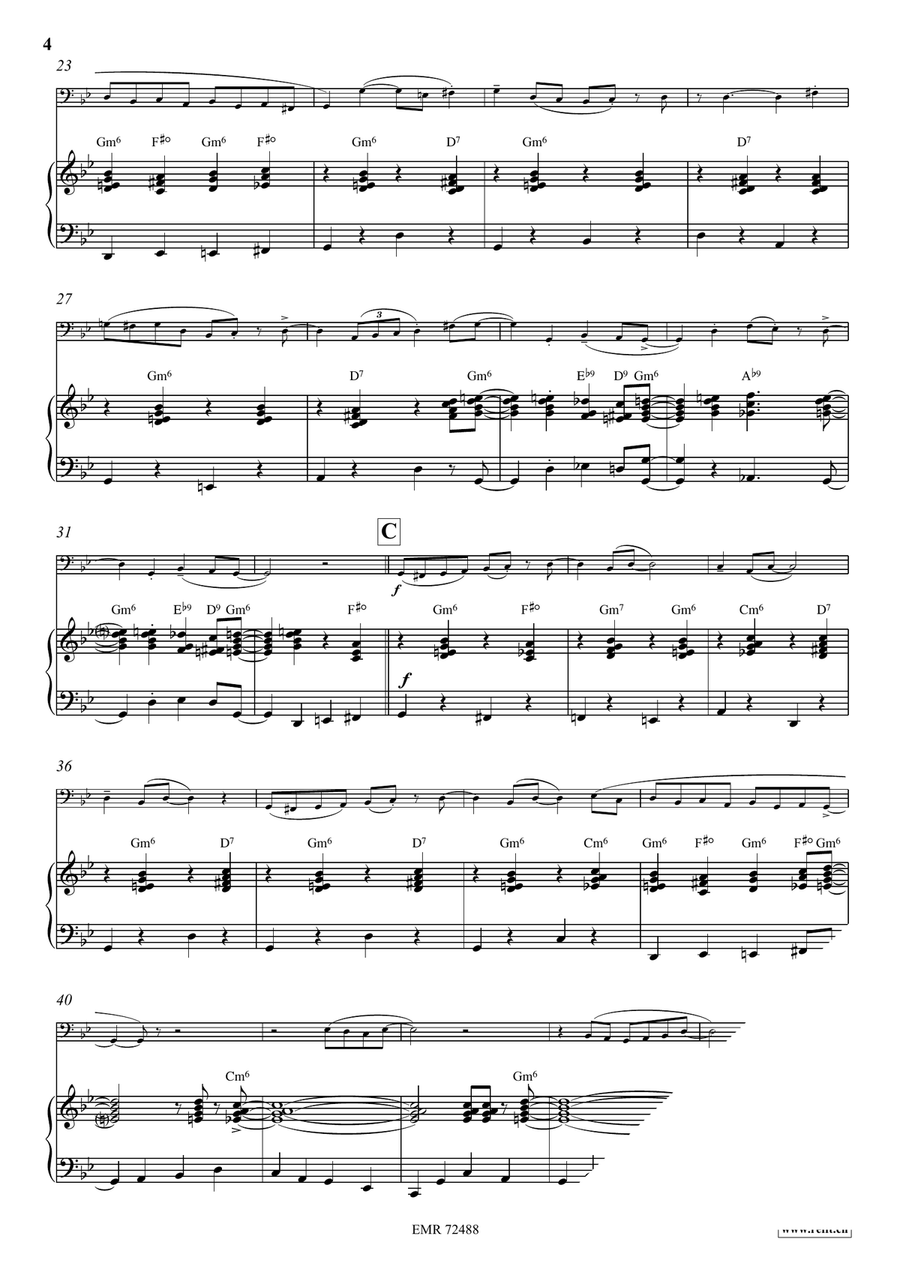 Joshua Fit The Battle Of Jericho Bass Trombone scores gallery preview page 5