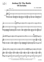 Joshua Fit The Battle Of Jericho Piano Accompaniment scores gallery preview page 4