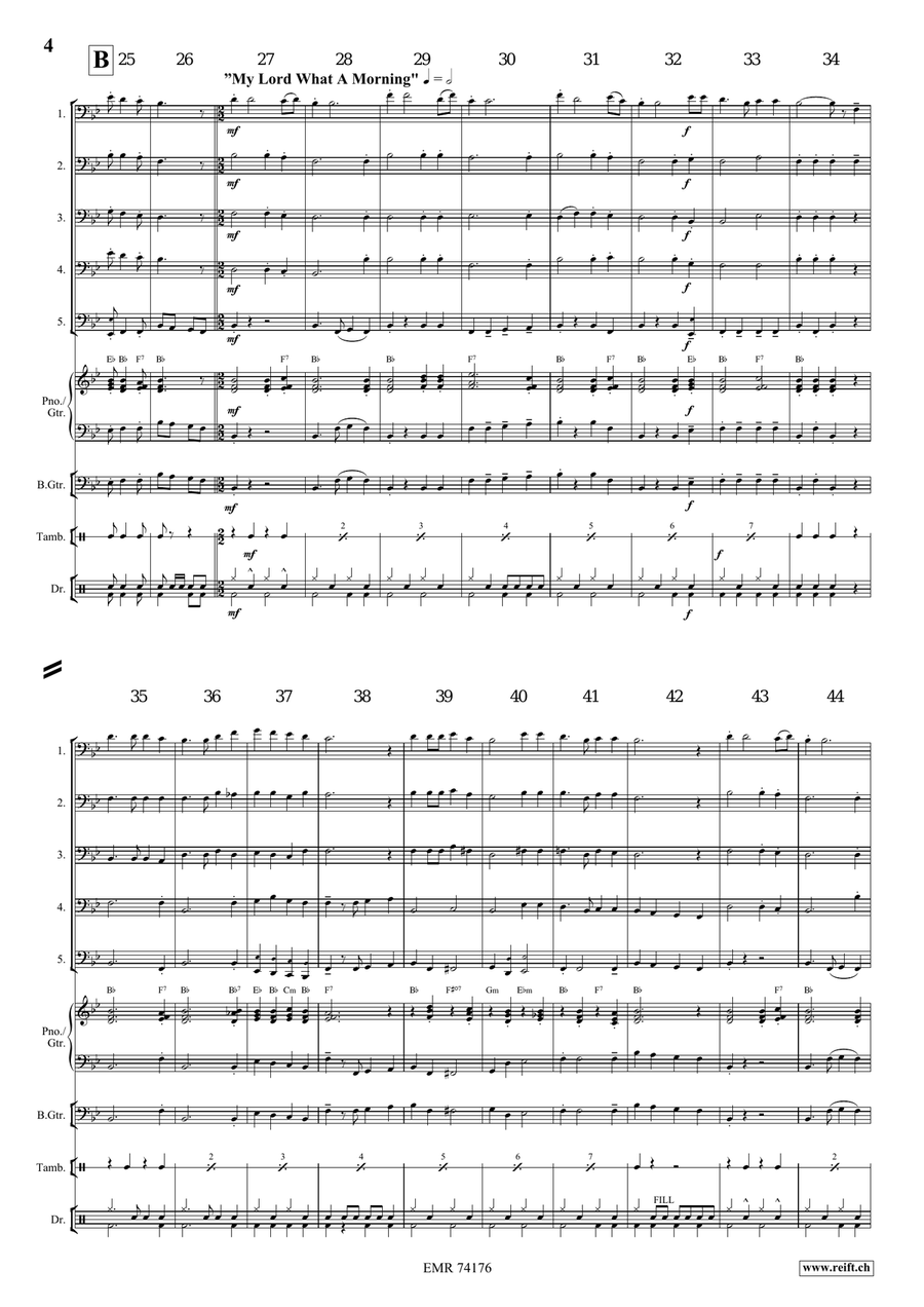 A Gospel Voyage A Gospel Voyage Trombone scores gallery preview page 5