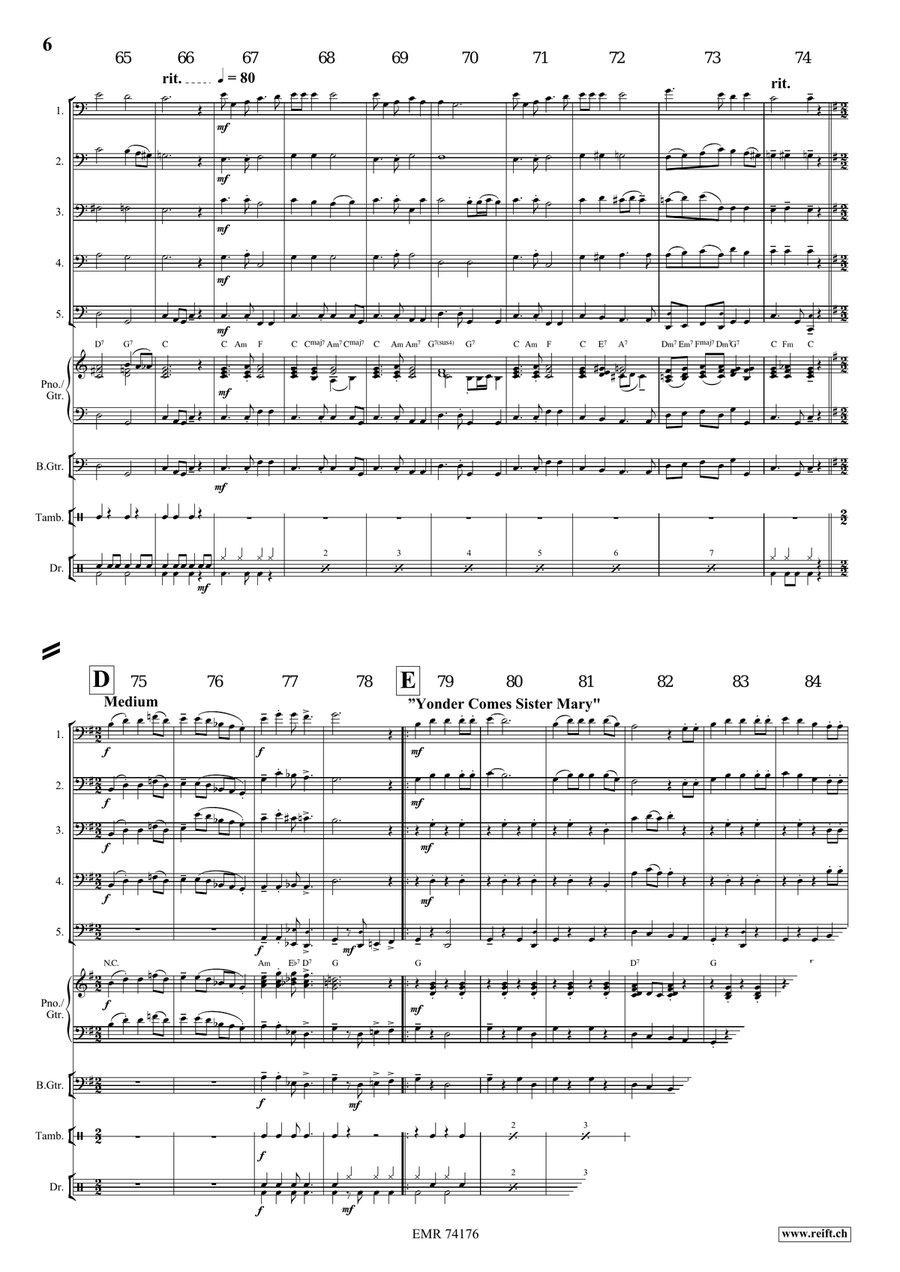 A Gospel Voyage A Gospel Voyage Trombone scores gallery preview page 7