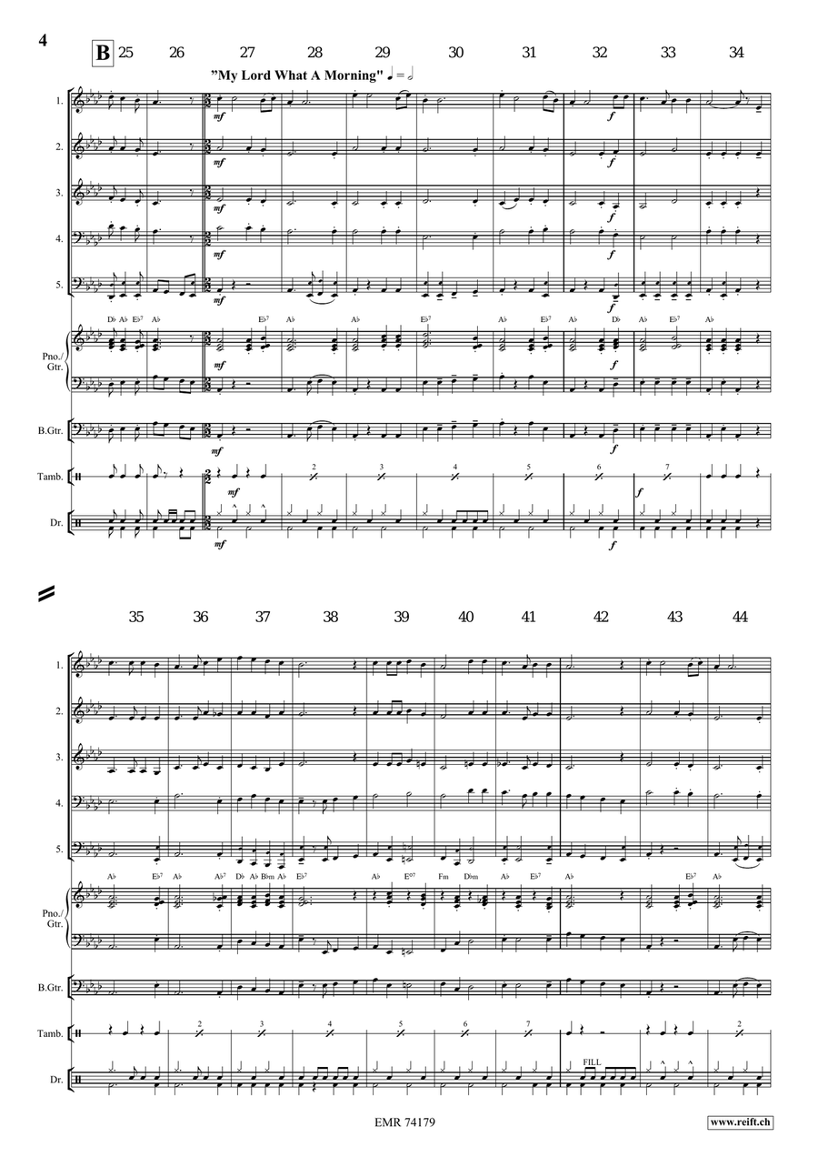 A Gospel Voyage A Gospel Voyage Woodwind Quintet scores gallery preview page 5